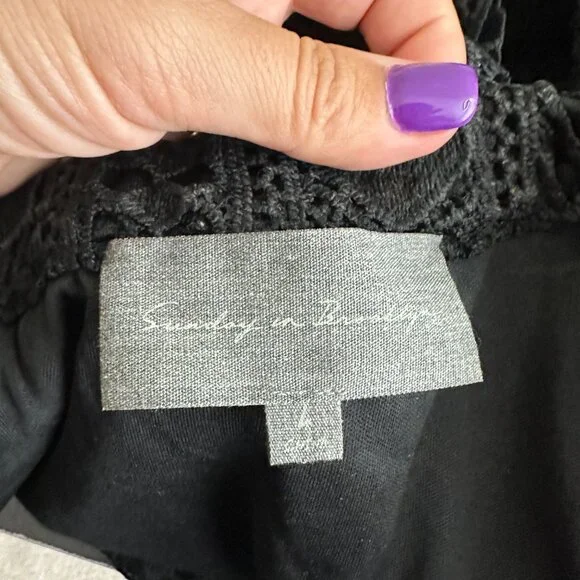 2/$24 Anthropologie Sunday in Brooklyn Evie Off-the-Shoulder Top #A0602 TRB3 - Picture 5 of 7